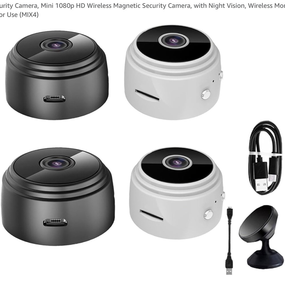 Brand new 4pc A9 Mini Cam 1080P Wireless WiFi Smart Home Surveillance IP Camera